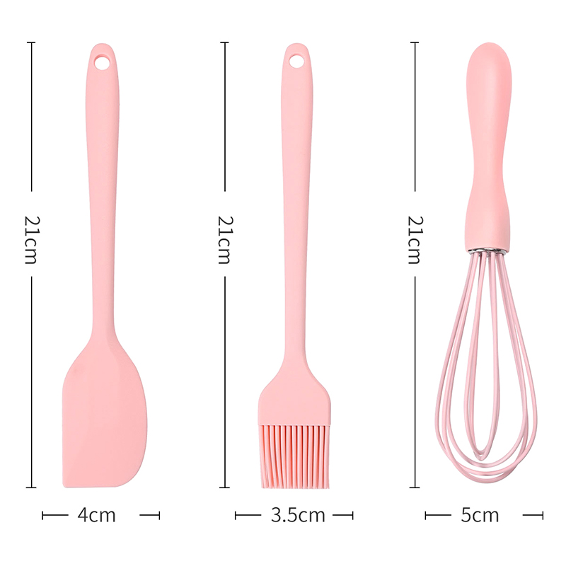 Kitchen Baking Brush - 3 SZT./ZESTAW Domowa trzepaczka do jajek,