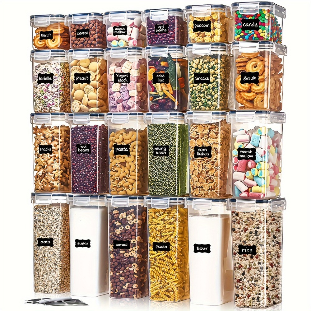Kitchen Baking Tins - 24 szt. Pojemniki do przechowywania żywności,