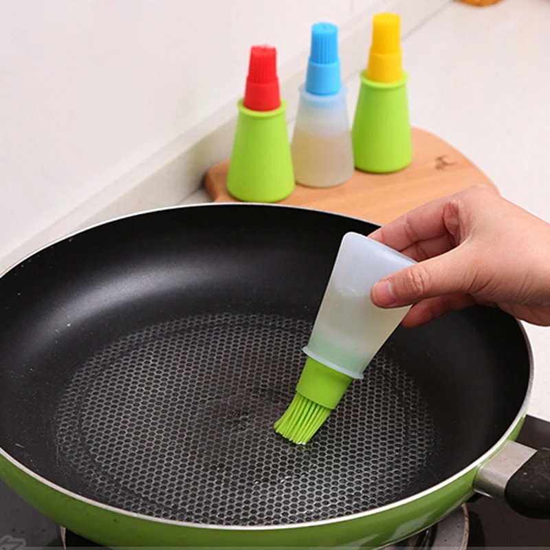 Kitchen Baking Brush - Silikonowy, odporny na ciepło dozownik oleju