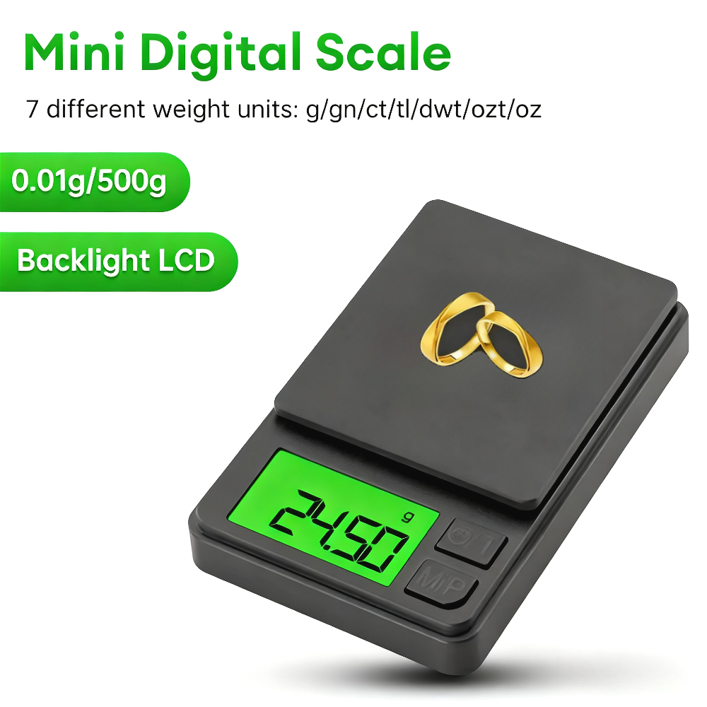 Kitchen Scale Precise - Waga cyfrowa mini 200/500/1000g 0.01g, precyzyjna