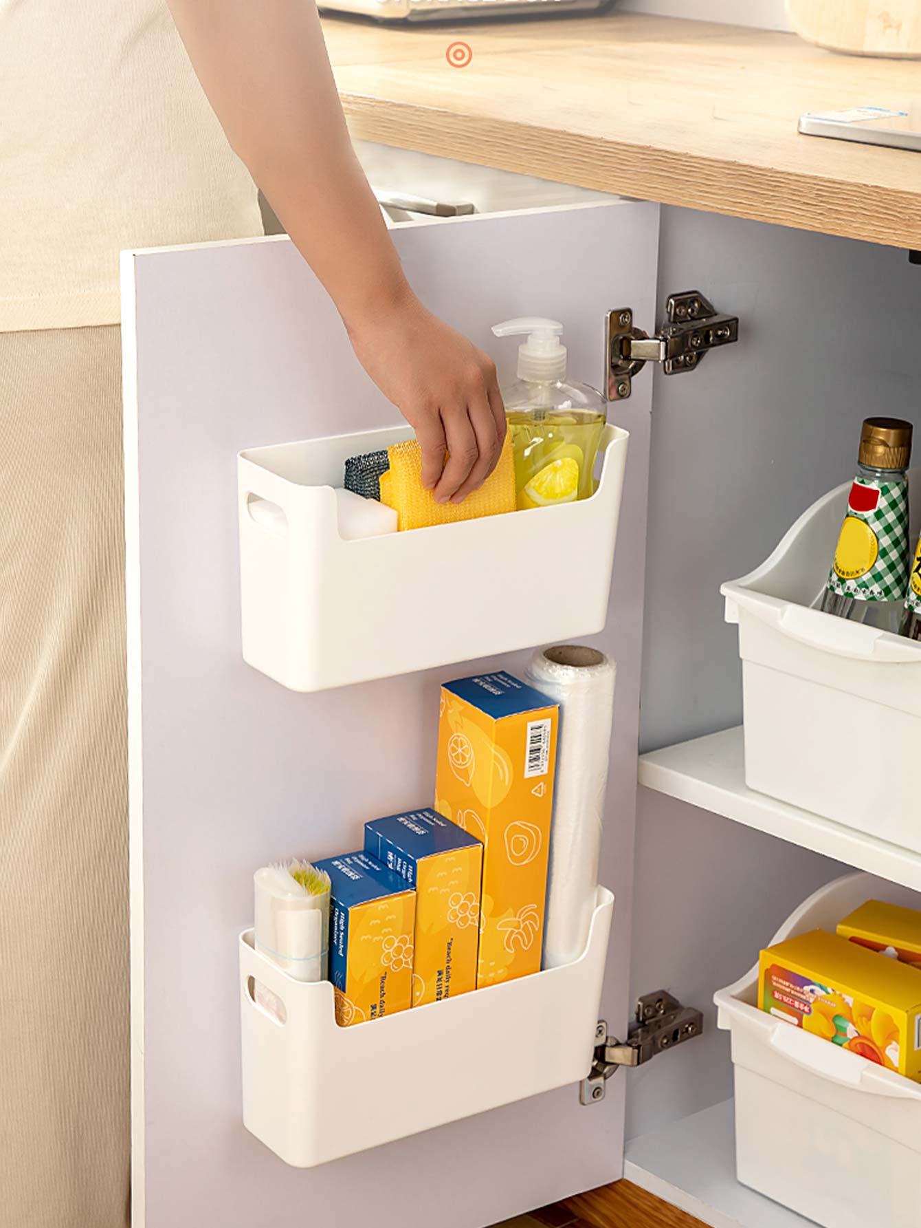 Kitchen Baking Tins - Organizer do drzwi szafek bez wiercenia,