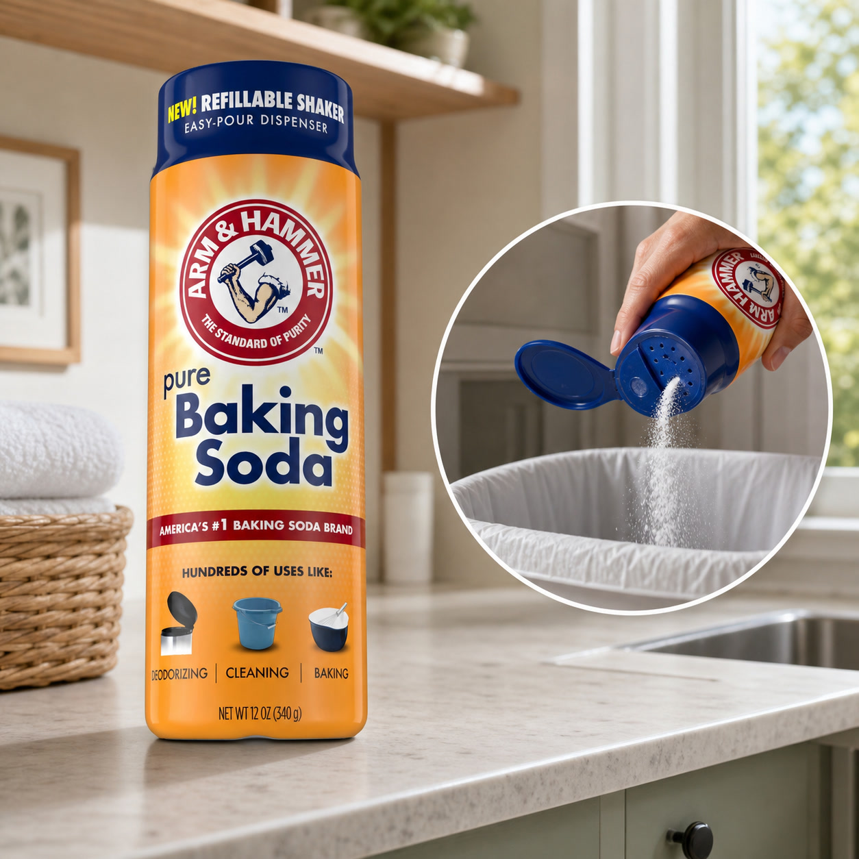 Kitchen Baking Soda - 2 szt. Odświeżacz powietrza w formie