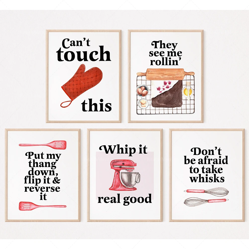Zabawne cytaty o pieczeniu, pl – Kitchen Baking Wall Art recenzja i cena
