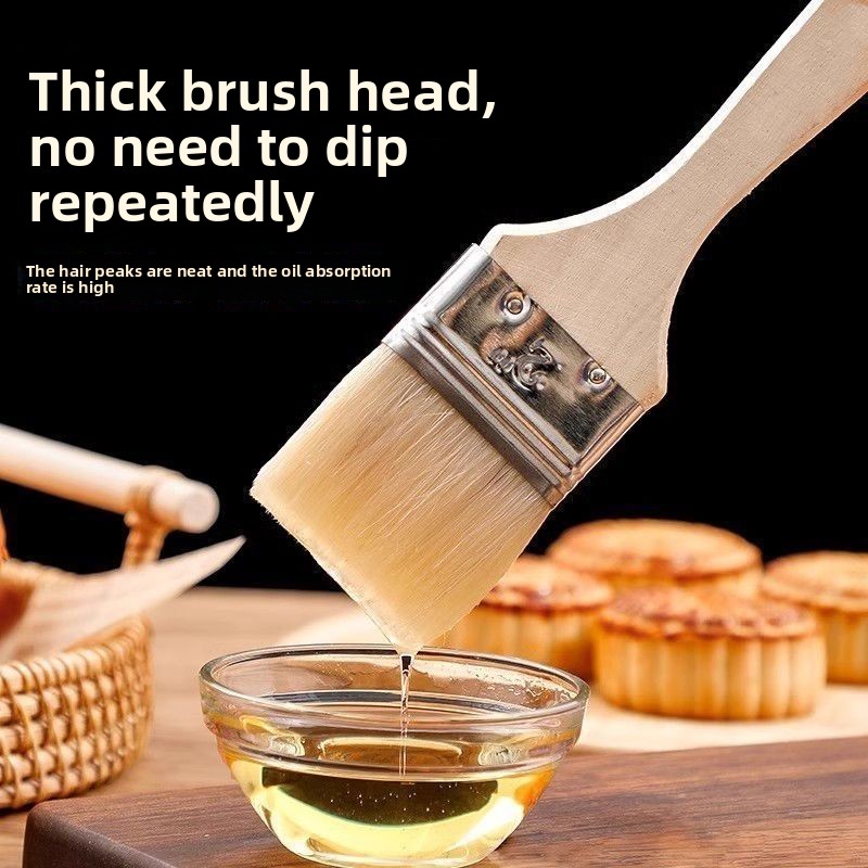 Drewniany uchwyt, wełnista szc – Kitchen Baking Brush recenzja i cena