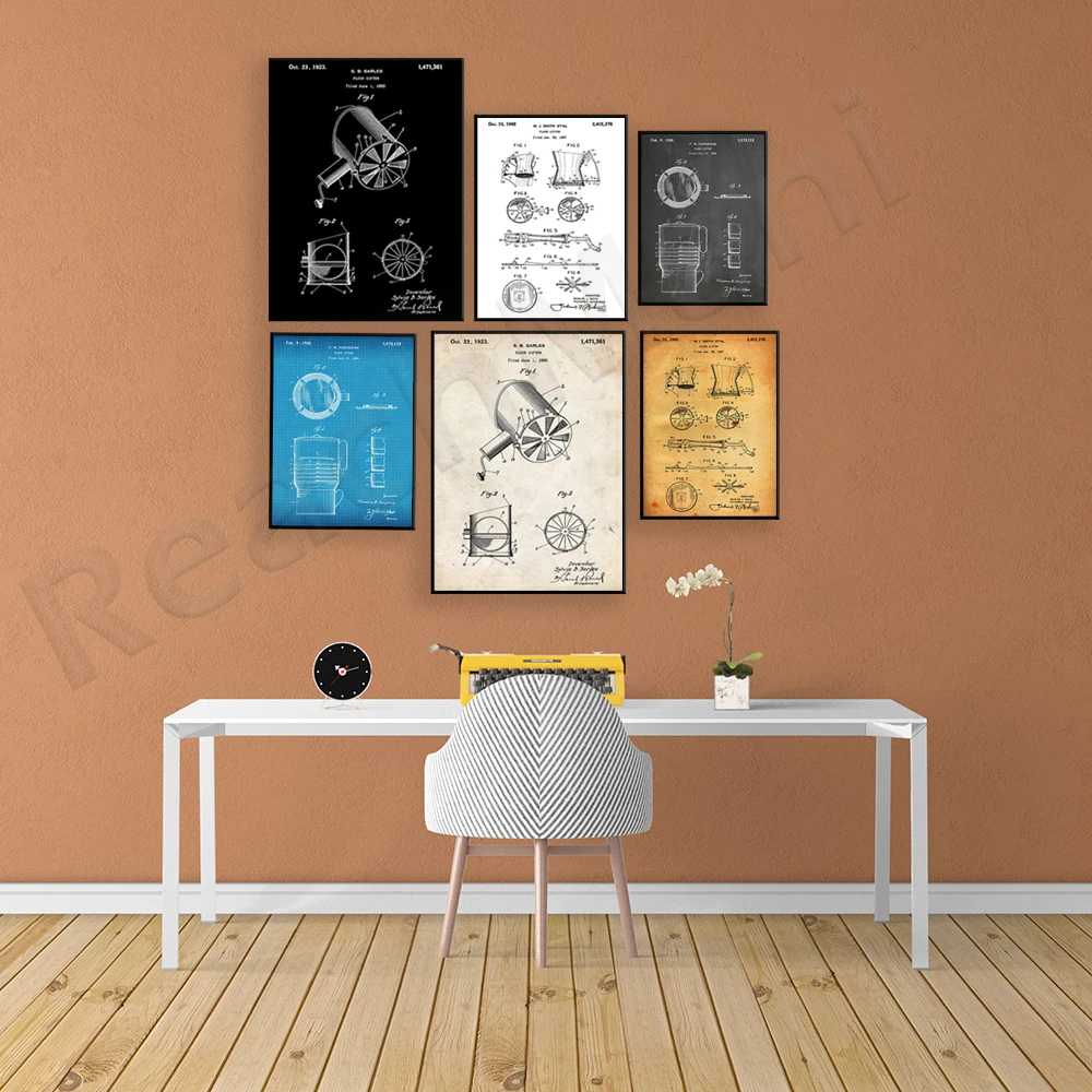 Plakat z wzorem sita do mąki z – Kitchen Baking Wall Art recenzja i cena
