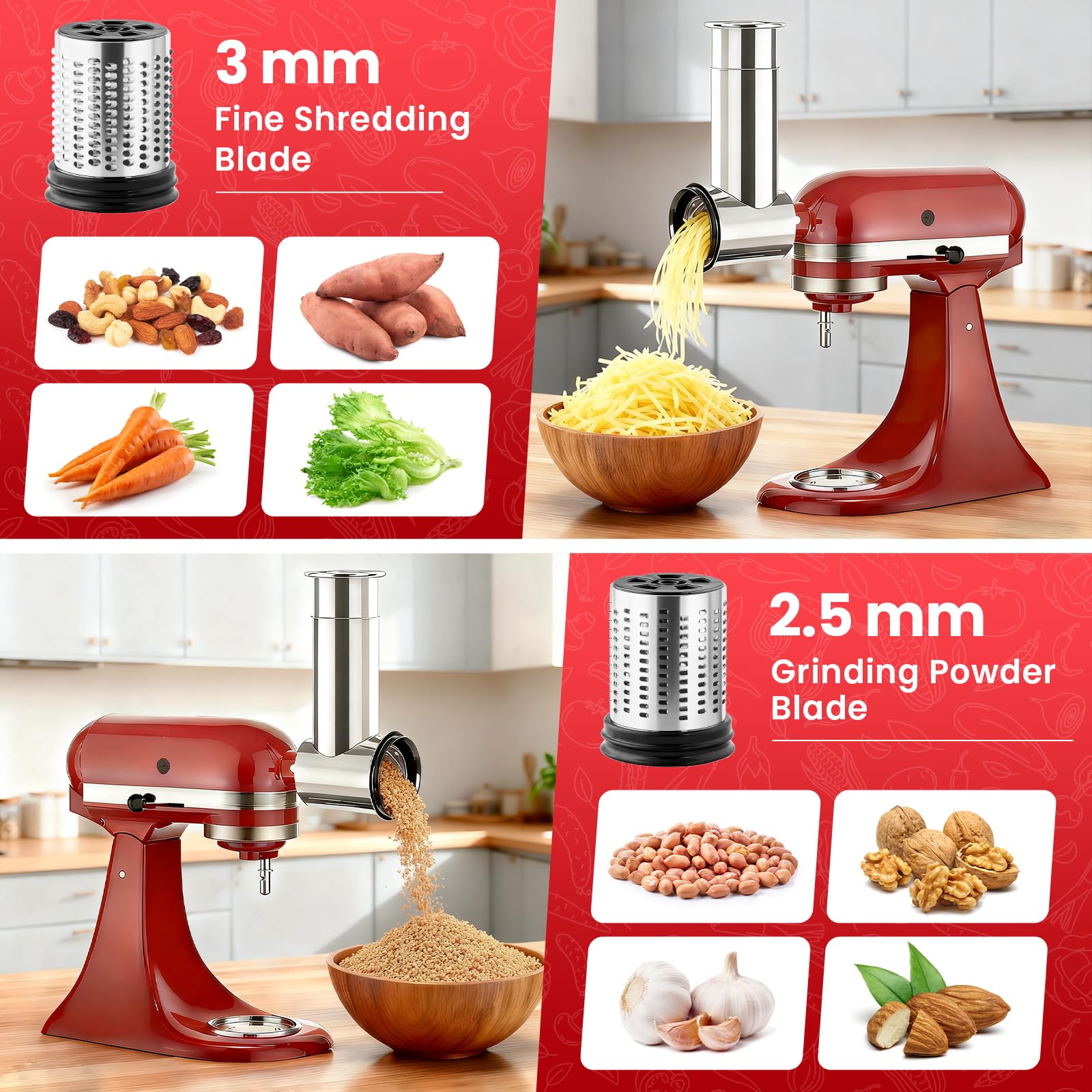 Nakładka ze stali nierdzewnej  – Kitchenaid Baking Set recenzja i cena