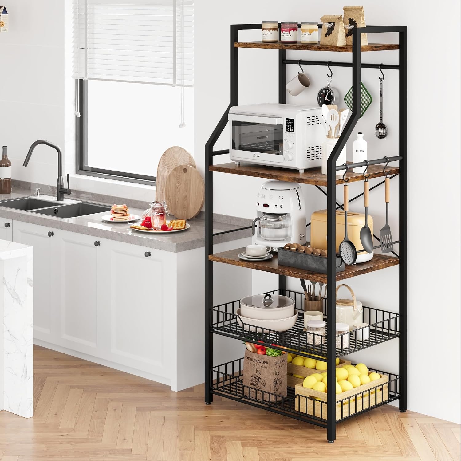 5-poziomowy regał kuchenny z p – Kitchen Baker recenzja i cena