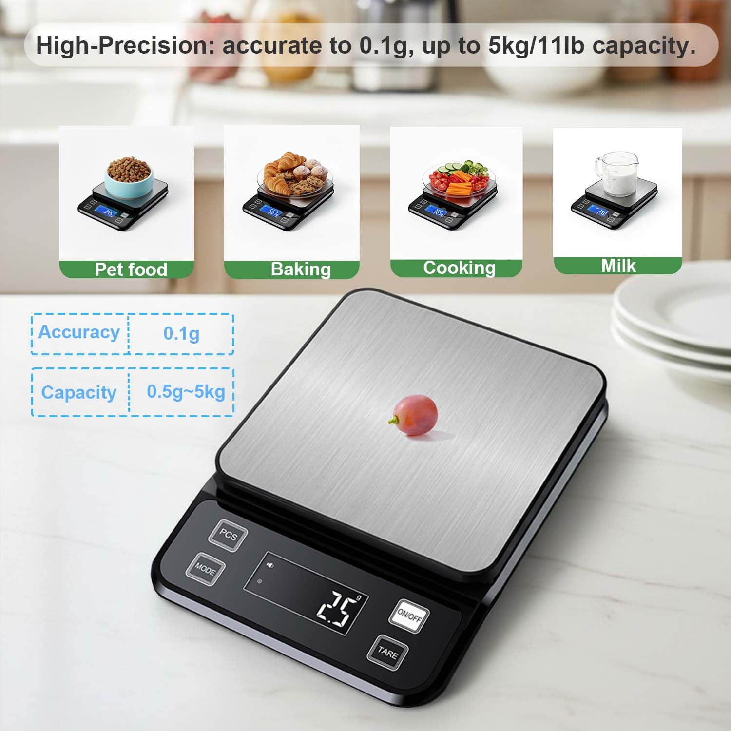 Nowa wodoodporna cyfrowa waga  – Kitchen Scale Precise recenzja i cena
