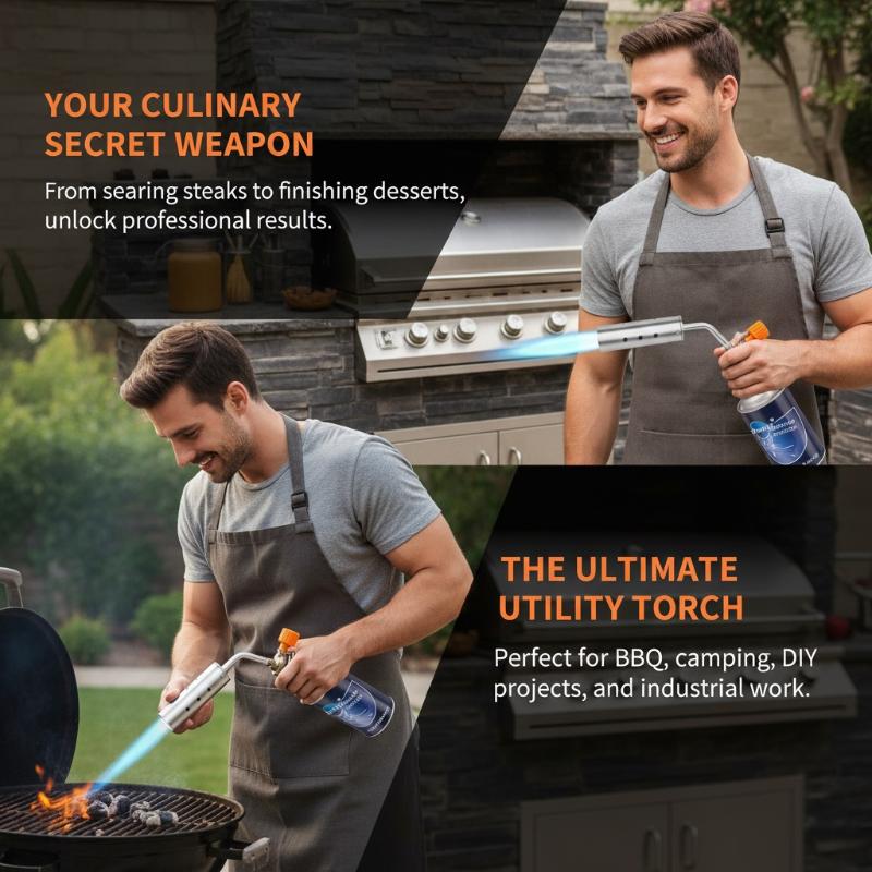 Palnik gazowy na butan z regul – Kitchen Baking Torch recenzja i cena