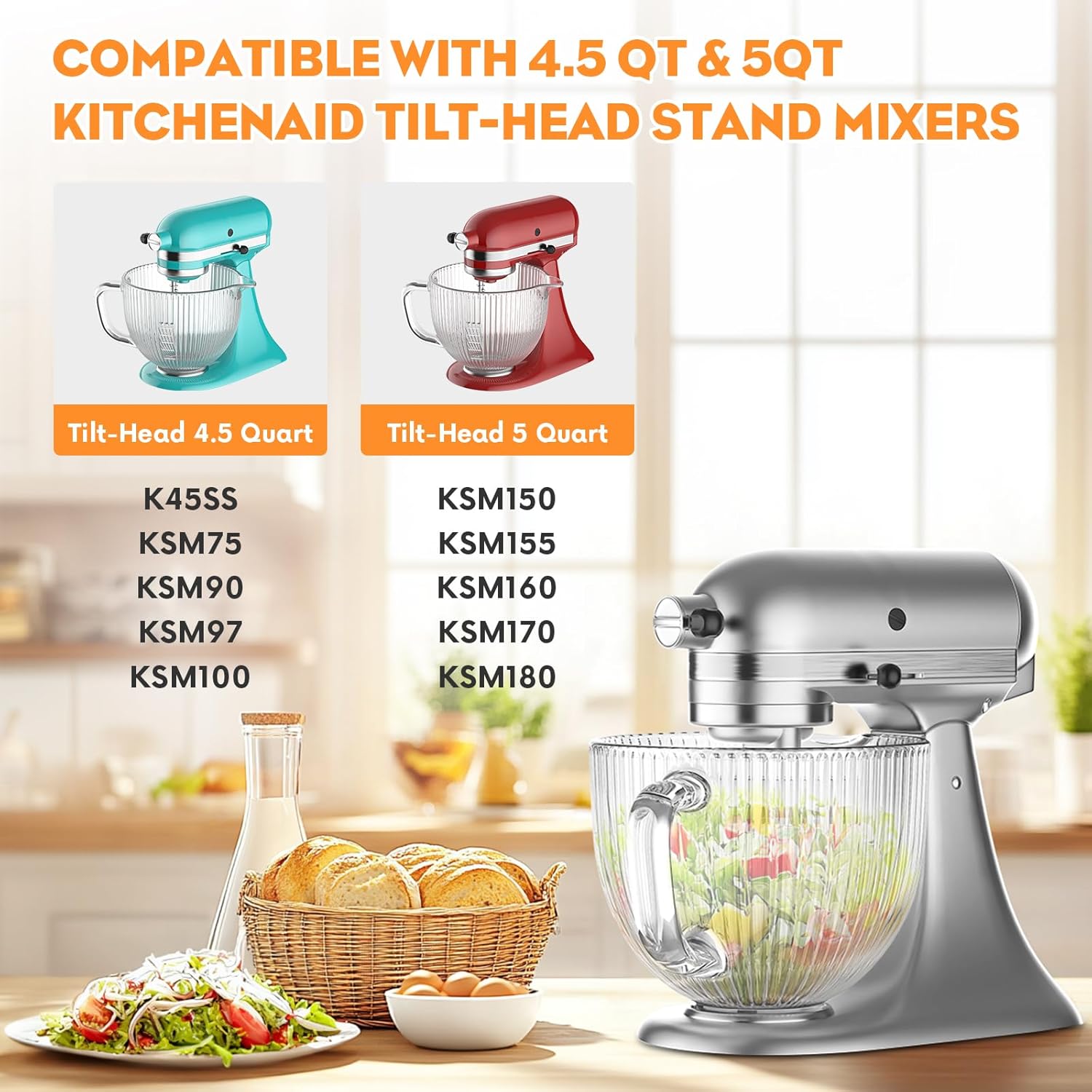 Szklana miska GVODE do miksera – Kitchenaid Baking Set recenzja i cena