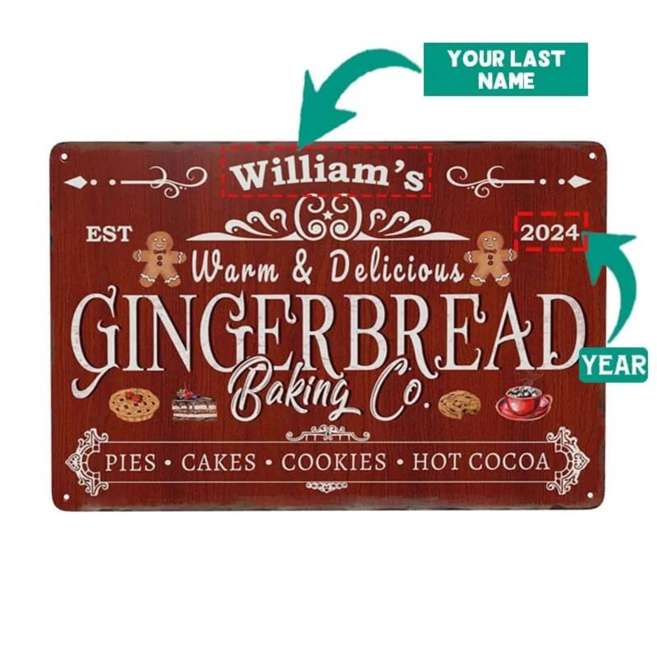 1 szt. Personalizowana tablicz – Kitchen And Baking recenzja i cena