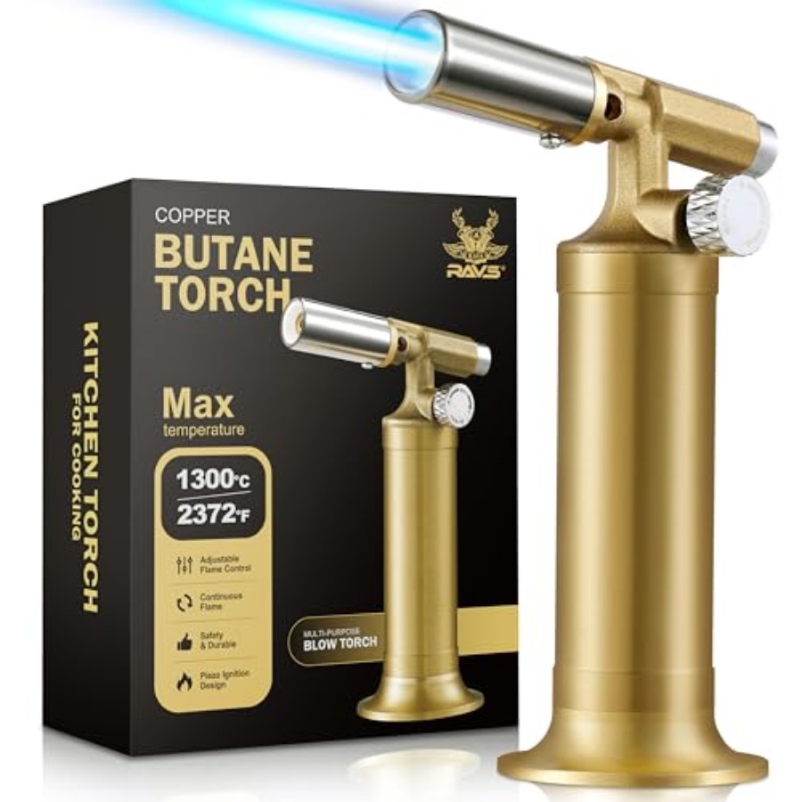 Miedziana palarka na butan, wi – Kitchen Baking Torch recenzja i cena