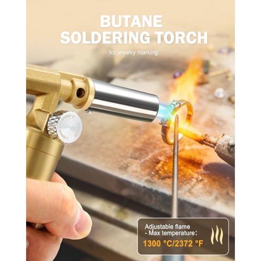 Miedziana palarka na butan, wi – Kitchen Baking Torch recenzja i cena