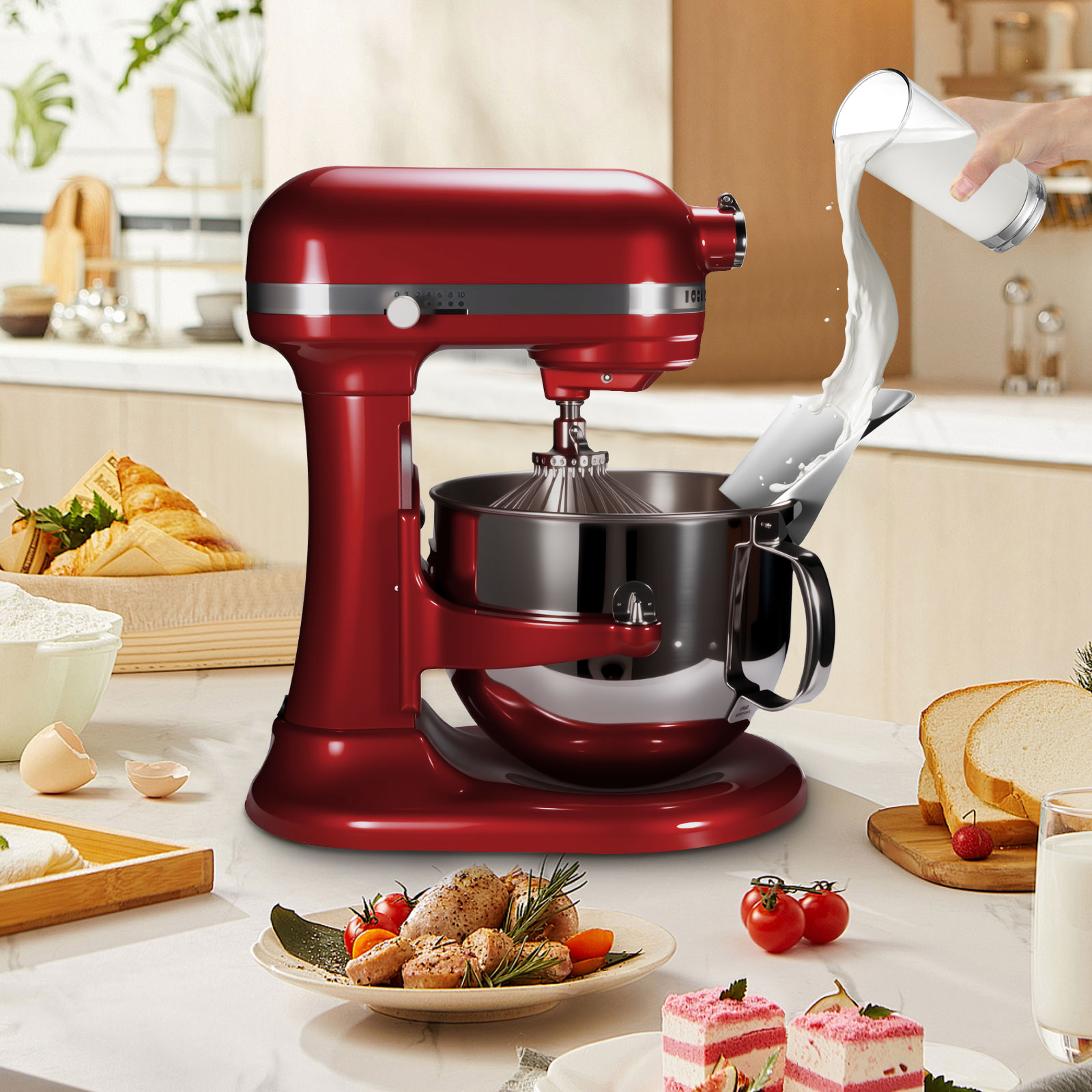 1 szt. Osłona przeciwbryzgowa  – Kitchenaid Baking Set recenzja i cena