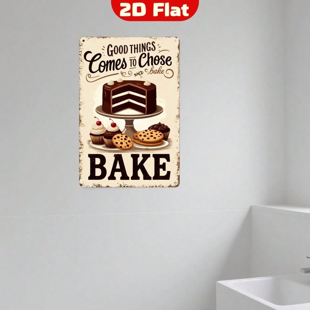 【Metalowa dekoracja ścienna w  – Kitchen Baking Wall Art recenzja i cena